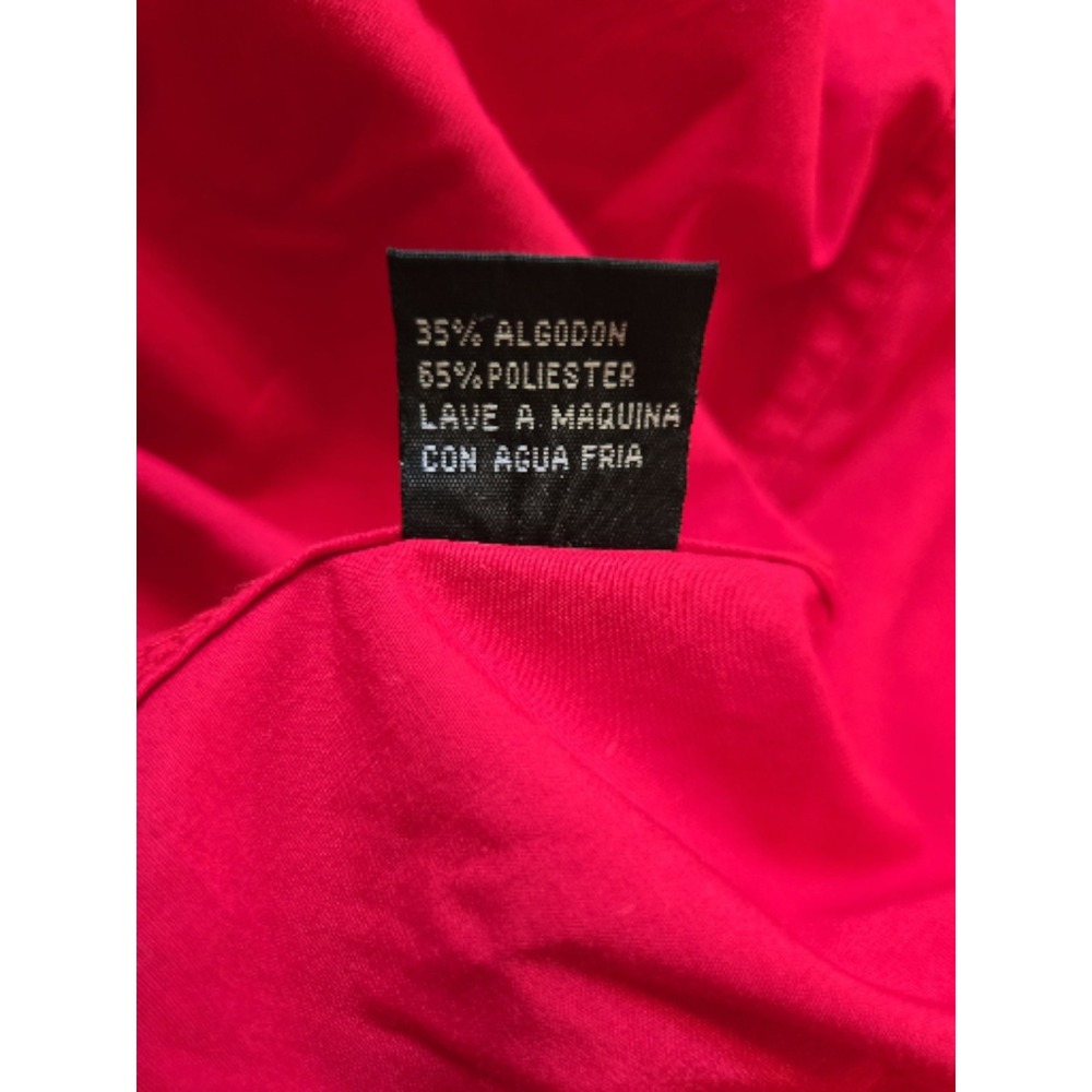Ace Of Diamond Western Shirt Men's M Embroidered Pearl Snap Shirt Red EUC - Picture 16 of 16